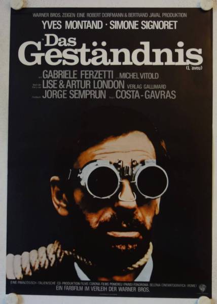 The Confession original release german movie poster